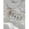 ❣High quality Blue emerald nail tip - Short Oval /
