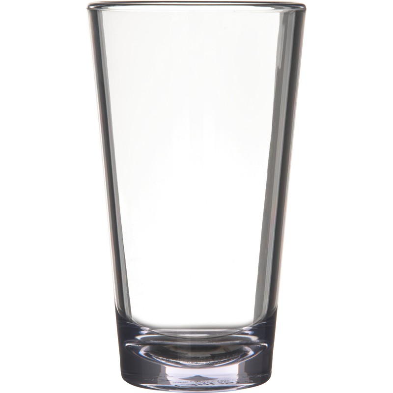 Carlisle FoodService Products Alibi Round Glass Clear Glass for Restaurants,