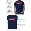Star Trek Enterprise Starship - playera envejecida para hombre, marino,