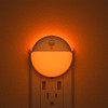 YUNLEX Amber Motion Sensor Night Lights Plug into Wall, 2