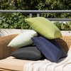 MIULEE Set of 2 Waterproof Cushion Covers, Outdoor Sofa Cushion