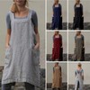 YESDOOD Apron for Womens Cotton Linen Apron Cross Back with