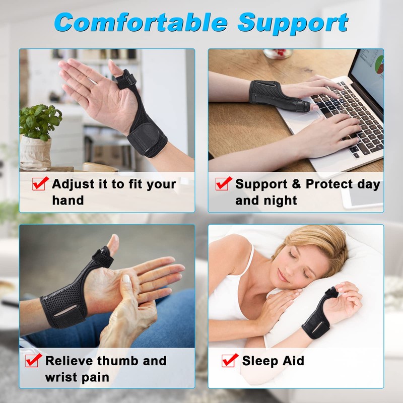 Fasola Reversible Thumb Brace, Thumb Brace for Right & Left,