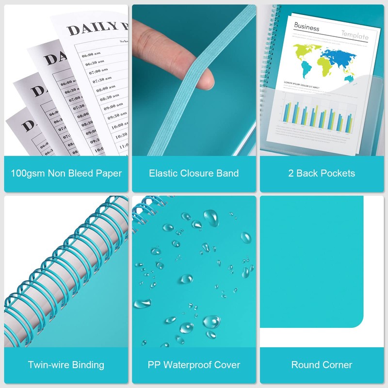 Planner Undated Daily Planner: To Do List Notebook Day Planner