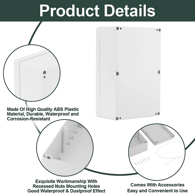 Waterproof Junction Box IP65 - 15 Sizes to Choose From