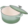 VORRINGARD Enameled Cast Iron Dutch Oven Pot with Lid, for