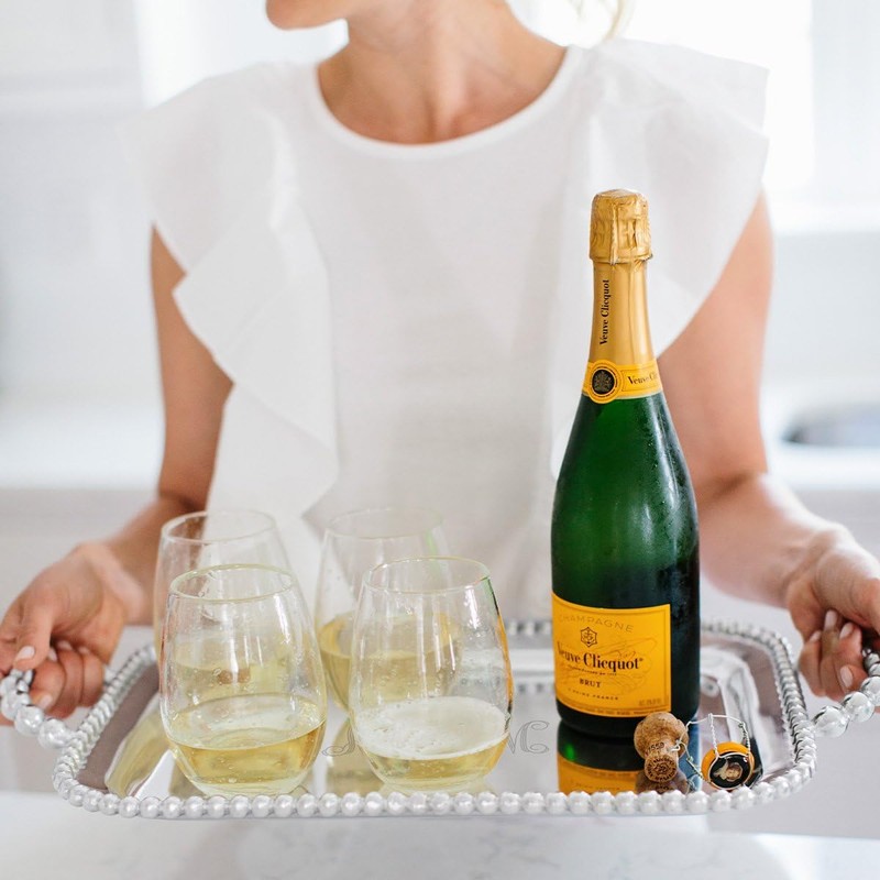 MARIPOSA Bellini Stemless Red Wine Glass, One Size, Clear