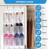 Suacculent Over Door Shoe Organiser, 24 Large Mesh Pockets &