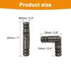 sourcing map 20Pcs Invisible Barrel Hinges, 5x25mm Brass Concealed Hinge,