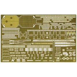 Hasegawa 1/350 Japanese Navy Light Cruiser Akano Detail Up Etched Parts Super Plastic Model Parts 40079