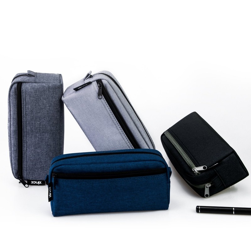 xincx Big Capacity Pencil Case Stationery Pouch, Multi-Colored Pen Pouch,