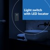 LIDER Minimalist Design Matte Finish Lighted Triple Switch with Screwless