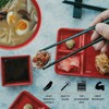 GOLIBER 10 Piece Japanese Style Dinnerware Set - Includes 2