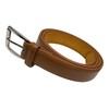 Men's Leather Lined Trouser Belt, 1" Wide, Great for Everyday