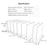 PHOJEWI Purse Organizer for Closet, Adjustable Clear Shelf Dividers for