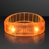 FlashingBlinkyLights Orange LED Fashion Light Up Bracelets
