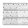 DIAO79NI 3 Pieces Transparent Plastic Ruler, 6 inch 8 inch