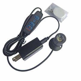 CzQYCL 1.5W/2.5W Small LED Spot Light,5V Mini Spotlight with Dimmer and USB Power Plug,Closet Spotlight for Plants Jewelry Showcase Model Display Shelves (Cold White, 1.5W)