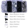 Kit surtido de 250 tornillos M5 T para soporte de