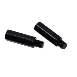 2 pcs M10 x 1.25 Mirror Risers Motorcycle Rear View Mirror Extenders 40mm Fit MT-09, CB1000R/ Grom MSX125 (Hexagon)