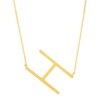 MAX + STONE 14k Gold Plated Sterling Silver Large Sideways