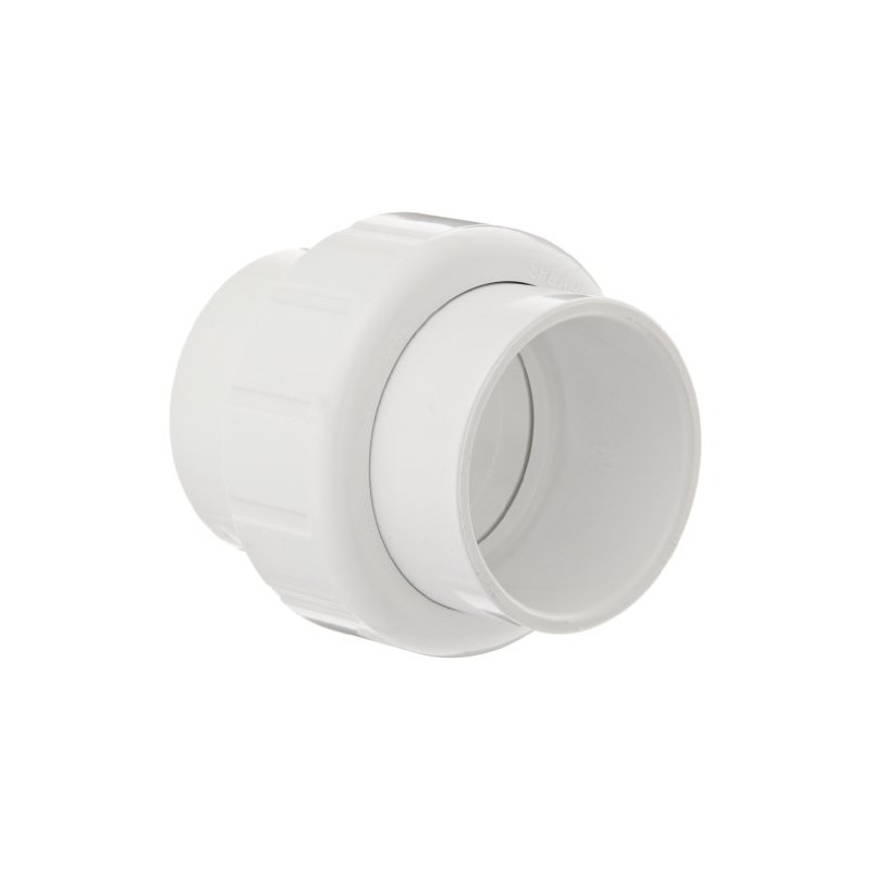 Spears 497 Series PVC Pipe Fitting, Union with EPDM O-Ring,