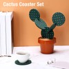 6PCS Cactus Coaster Set Heat Insulation Antislip Multifunctional DIY Funny