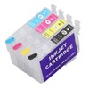 4 Colors Ink Cartridge with Permanent Chip Refill Printing Boxes