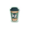 sticker pack coffee and dog small