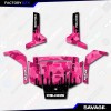 Factory EFX Inc Pink Savage Camo Graphics kit fits Polaris