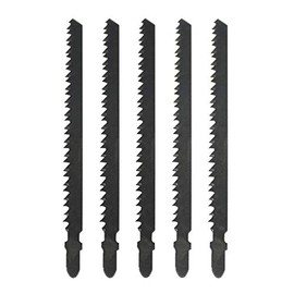 T-Handle Jig Saw Blade Set, 5PCS 6“ 4mm Pitch Metal T-Handle Jig Saw Blade, Jig Saw Blade Set for Wood, Plastic and Metal Cutting
