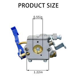 KELKONG 125BX Carburetor for Husqvarna 125B, 125BVX Leaf Blower – Replaces Zama C1Q-W37, 590460102, 545081811, 545112101, 581798001 – with Air Filter & Fuel Line Kit