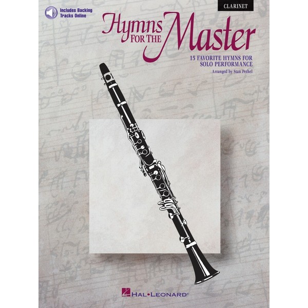 Hymns for the Master Clarinet Instrumental Play-Along Book and Audio