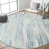 MUJOO Round Rugs 6ft,Circle Area Rug Washable,Circular Rugs for Living