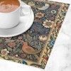 William Morris Bird Placemats Retro Bird Elegant Animal Pattern Linen