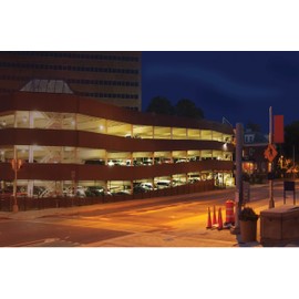 Nuvo 65/631 Color Temperature-Selectable LED Canopy Light, Round, White, 100 Watts