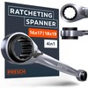 PRESCH Double Ratchet Spanner 4-in-1 (16mm/17mm & 18mm/19mm) - Reversible