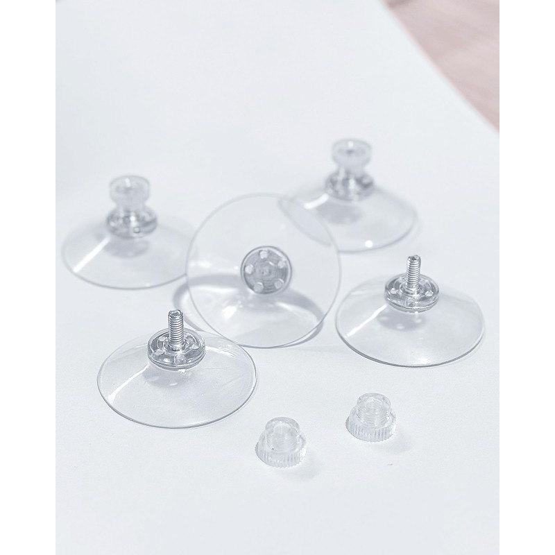 Juqumty 5Pcs Screw Suction Cup 41mm Extra Strong Suction Power