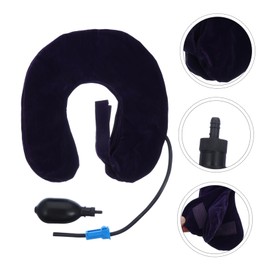 KOMBIUDA 1pc Inflatable Cervical Pillow U Shaped Neck Support for Office and Travel Lightweight Design for Spine Alignment and Posture Correction Alleviates Fatigue and Stress