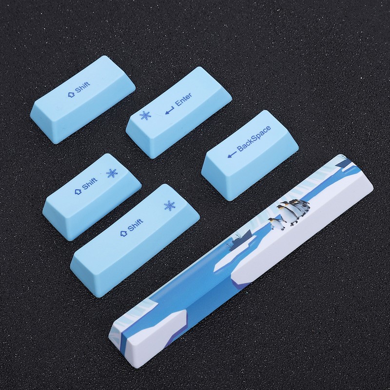 73PCs Sublimation Keycaps PBT Mechanical Keyboard Accessory PC Parts with