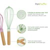 Silicone Mini Spatulas Set with Pastry Brush and Whisk, Small