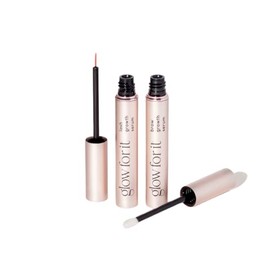Glow For It - Iconic Duo Lash & Brow Growth Serum | Enhances Eyelash Length & Volume & Eyebrow Thickness & Fullness | Water Based Serum | Natural & Cruelty-Free Formula with Biotin | 3ml x 2