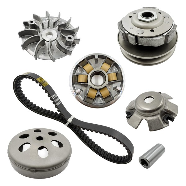 KRGUOD GY6 150cc Performance Clutch Set（with 743 belt）, Fit for