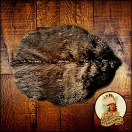Premium Quality Faux Fur Beaver Skin Rug - Grizzly Bear - Buffalo Hide - Throw Rug - Shag - Sheepskin - Area Rug - Accent Rug,Toss Carpet (3'x4', Brown)