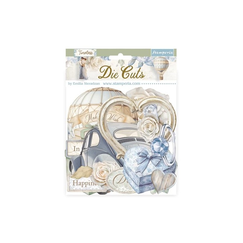 Stamperia DFLDC116 Cuts, Assorted, 17.3 x 17.3 x 0.3 cm