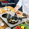 Double Burner, CUSIMAX 1800W Ceramic Electric Hot Plate for Cooking,