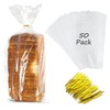 Large Bread Bags with Ties, 8 x 4 x 18",