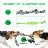 15pc Heavy Duty Dog Rope Toys Tough Tug of War