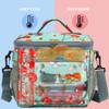 FlowFly Insulated Reusable Lunch Bag Adult Large Lunch Box for