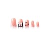 White French Tips Press on Nails Medium Duck False Nails